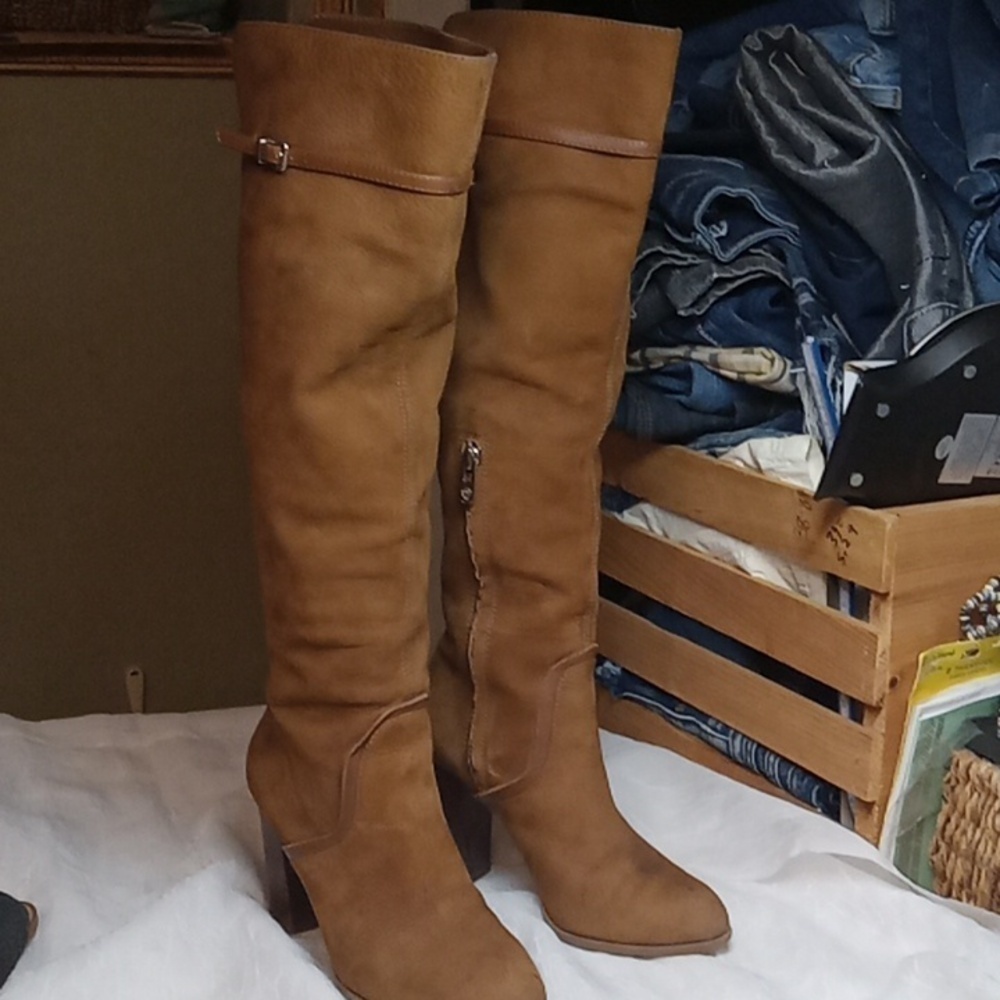 Antonio Melani women's leather riding boots Size 6